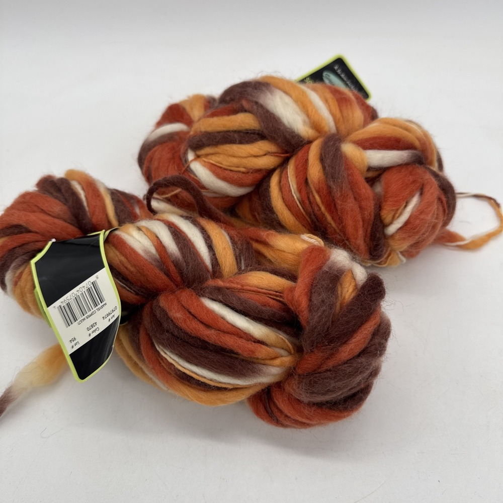 Sensations Sophisticates Collection Marvel Copper Multi 100% Wool Chunky New